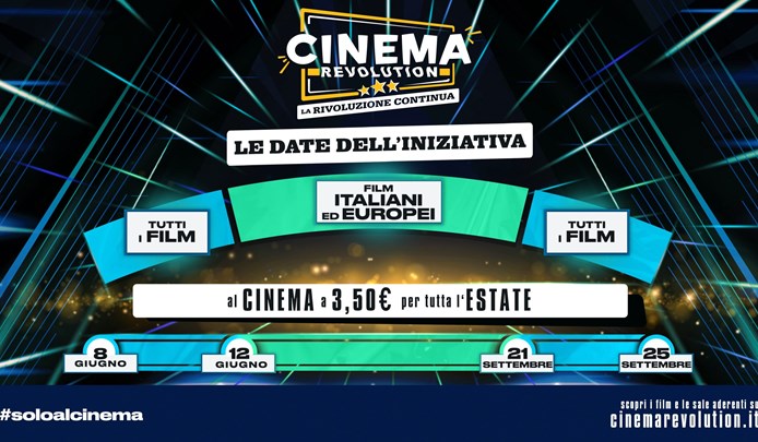 cinema in festa e cinema revolution